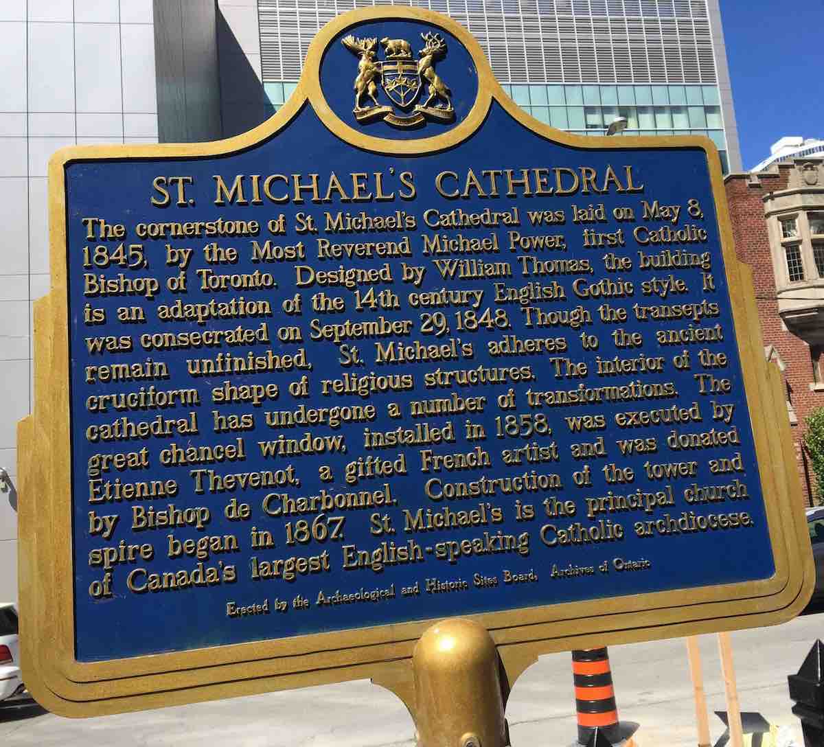 St. Michael's Cathedral Sign