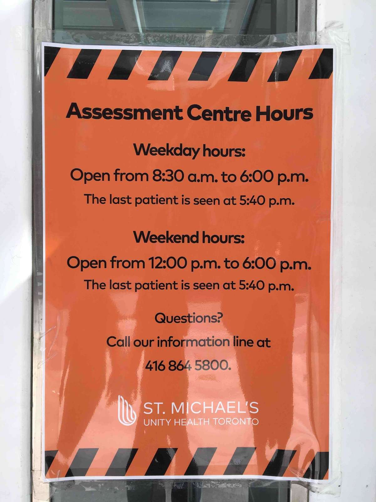 Assessment Centre Hours